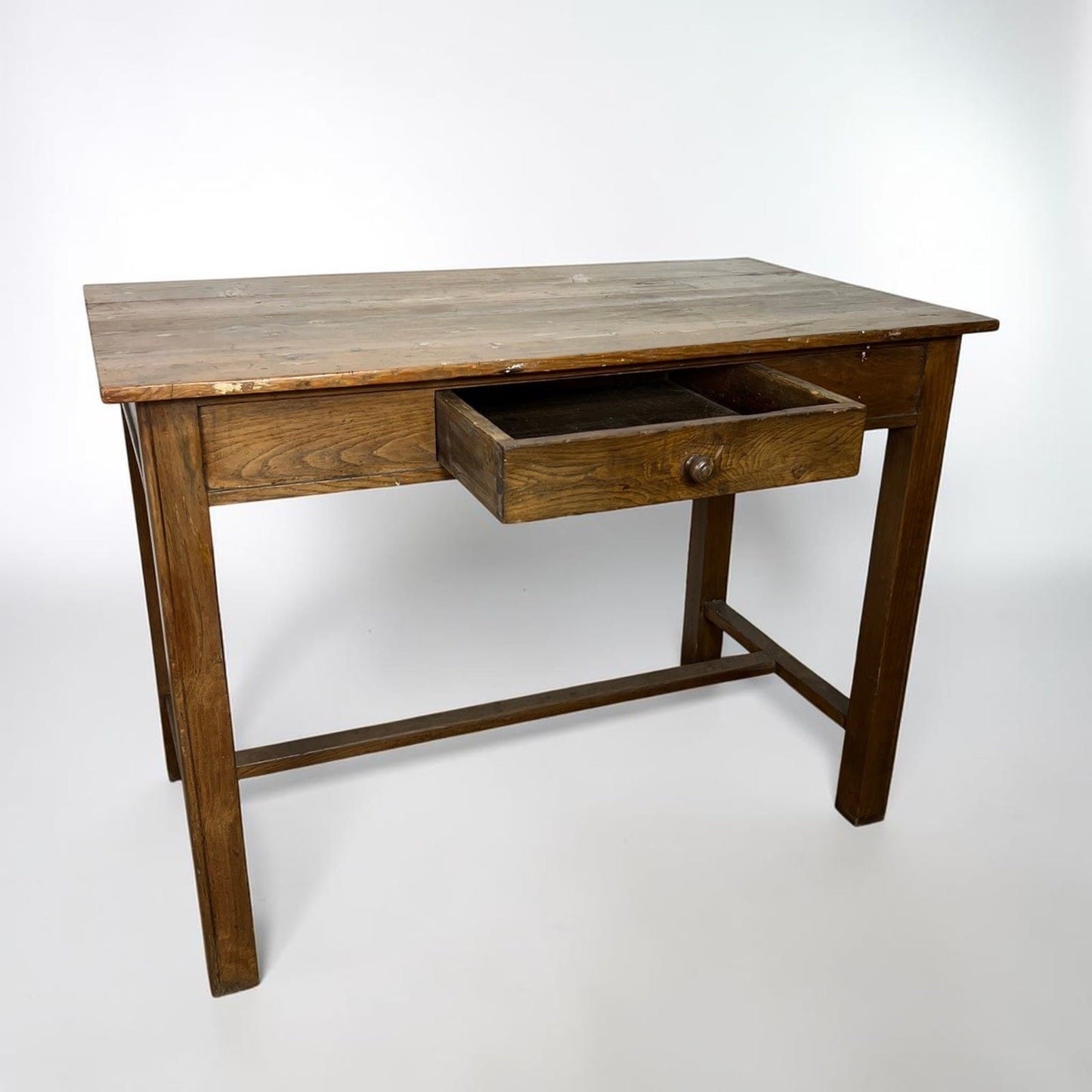 Antico Tavolo con cassetto Vecchio Scrittoio rustico in legno italiano Cucina X Categoria  Tavoli - tavolinetti