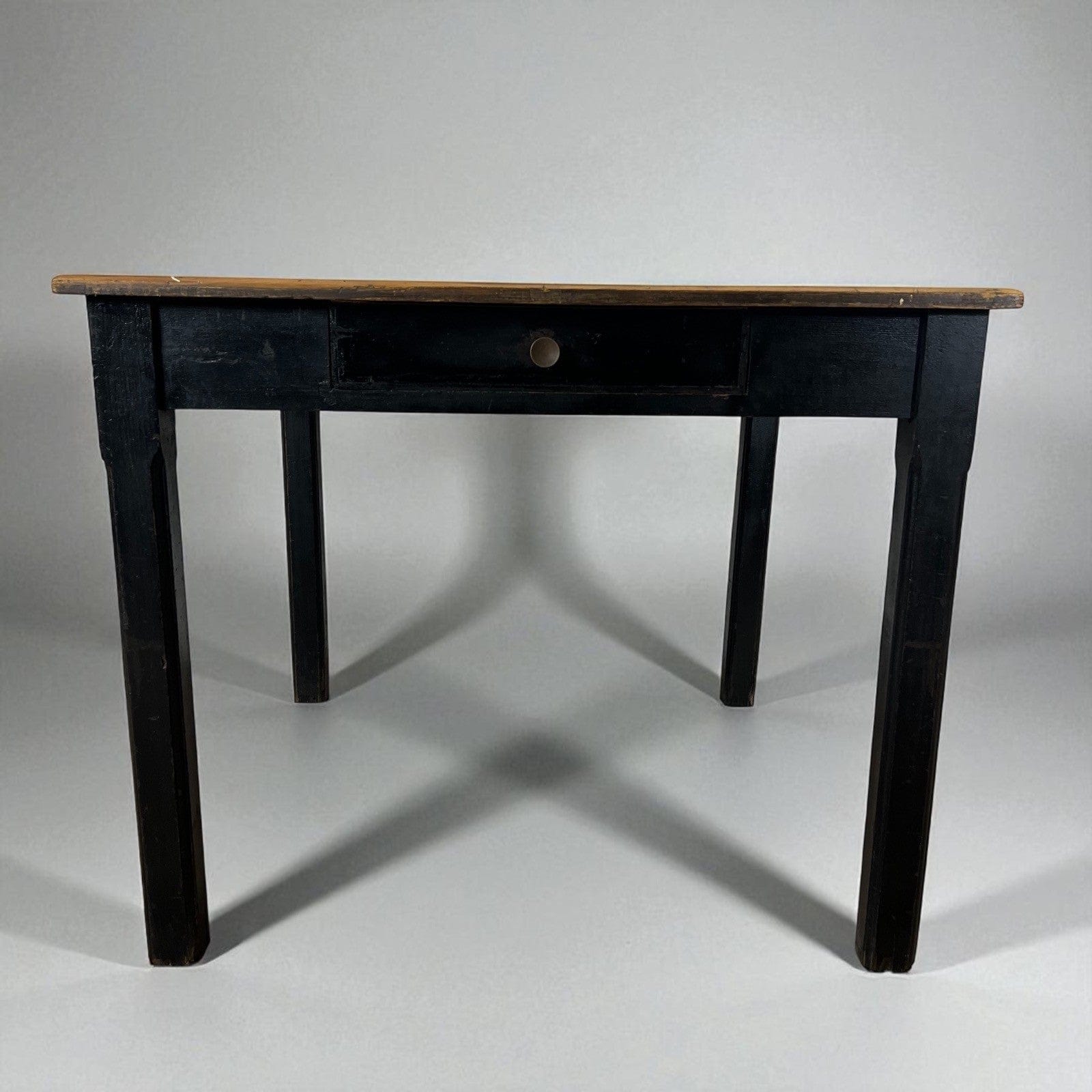 Antico Tavolo da Cucina con cassetto rustico in legno d' epoca 800 italiano Categoria  Tavoli - tavolinetti