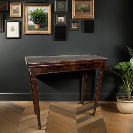Antico Tavolo da gioco Tavolino D'epoca primi 900 consolle ingresso allungabile Categoria  Tavoli - tavolinetti