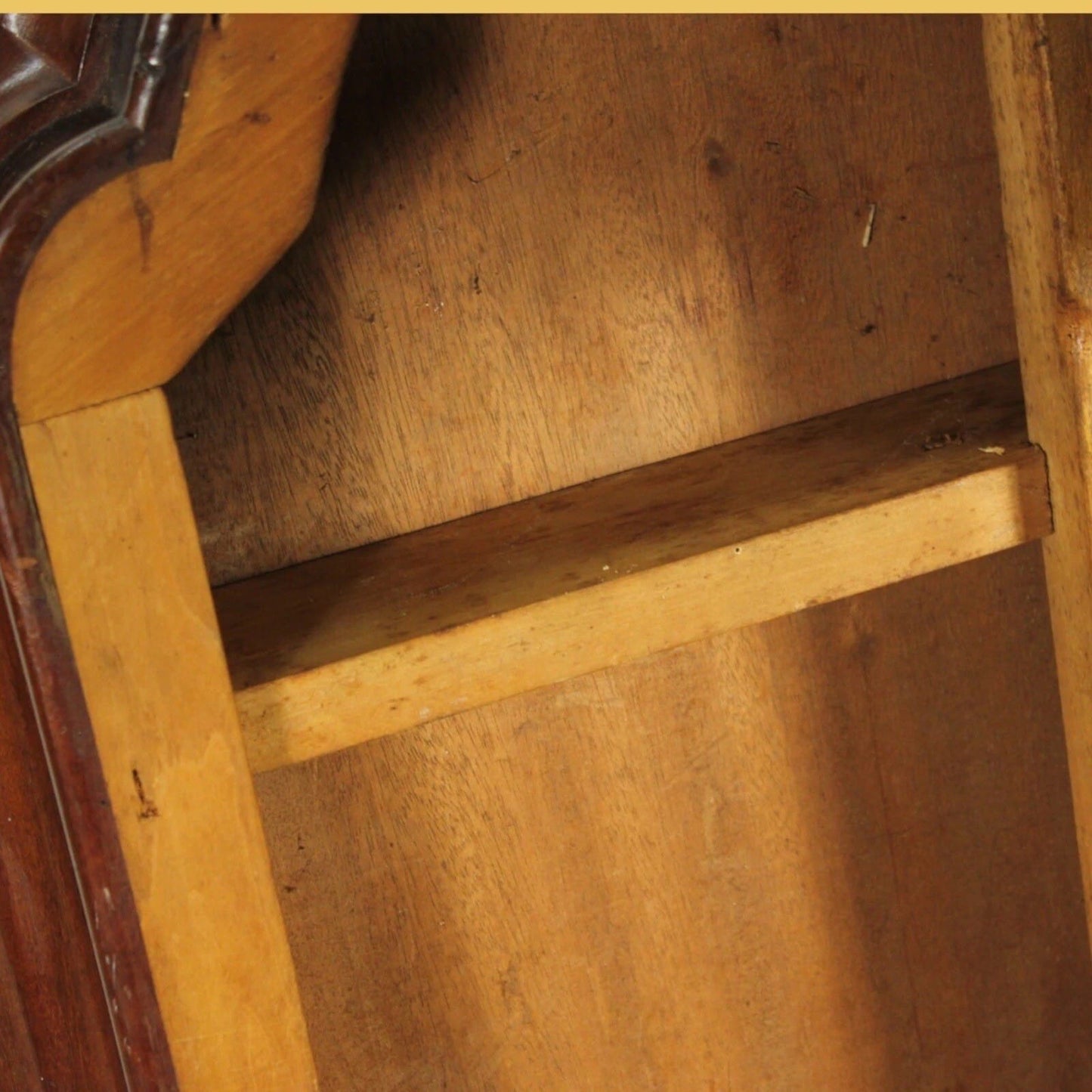 Antico Tavolo Rettangolare in legno di mogano epoca 800 Mobile doppia colonna Categoria  Tavoli - tavolinetti
