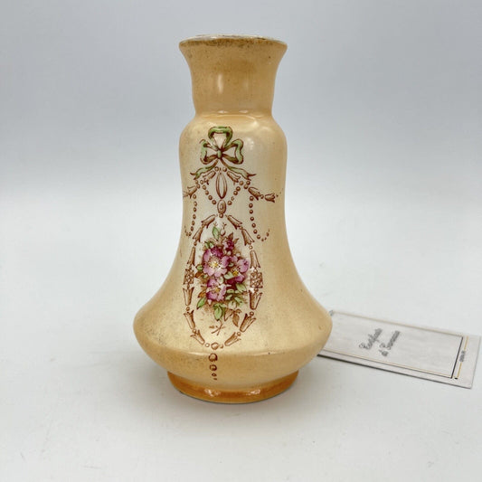 Antico Vaso in ceramica portafiori Inglese piccolo vasetto stretto monofiore Categoria  Vasi e Portafiori