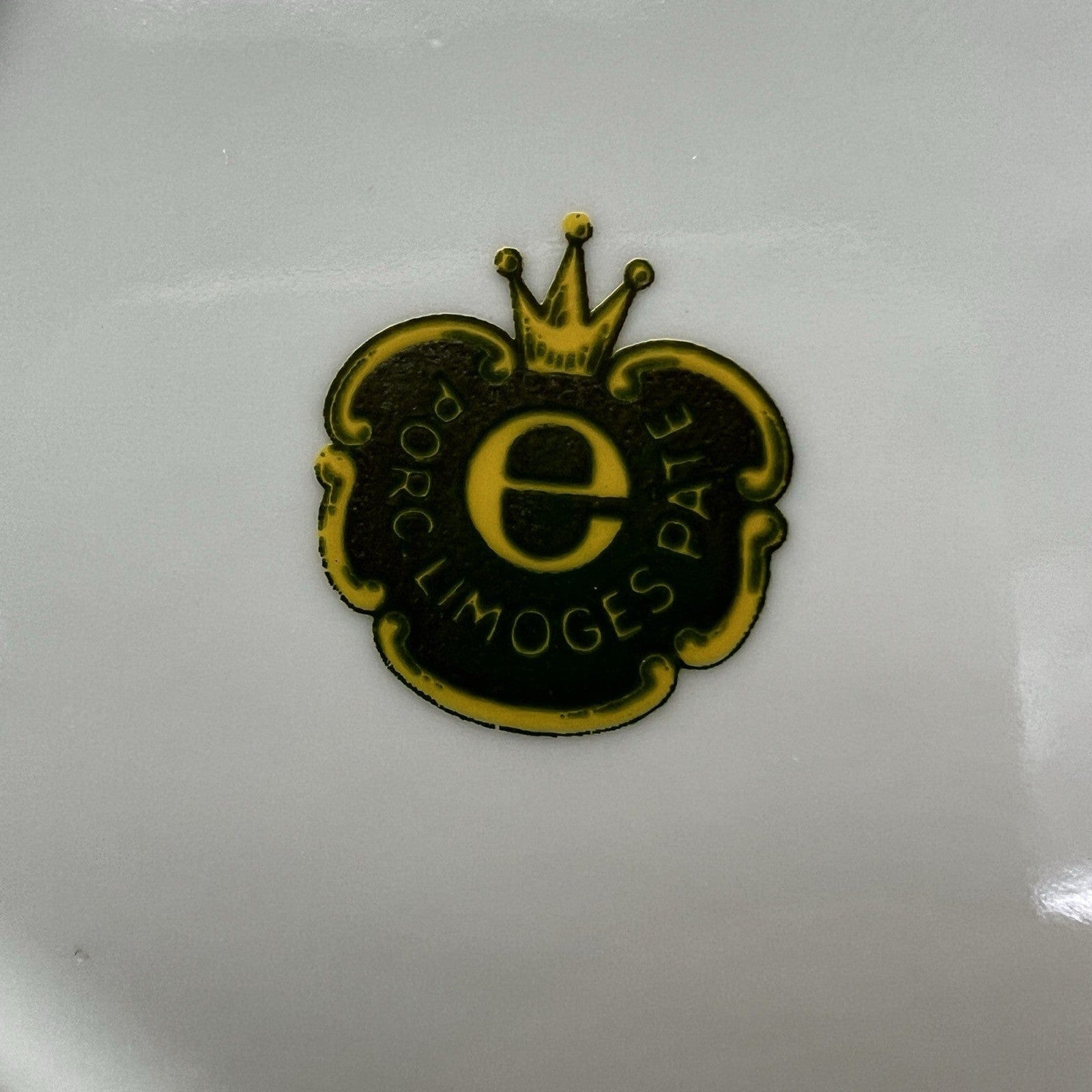 Antipastiera antica in porcellana Limoges Pate blu cobalto e oro porta Bon Bon Categoria  Piatti Vassoio