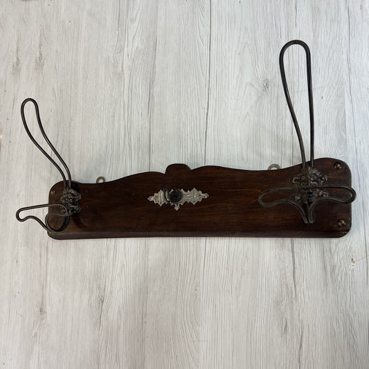 Appendiabiti da parete in legno vintage attaccapanni a muro antico appendino Categoria  Appendiabiti - Portaombrelli