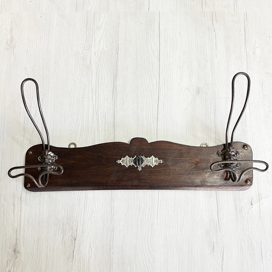 Appendiabiti da parete in legno vintage attaccapanni a muro antico appendino Categoria  Appendiabiti - Portaombrelli