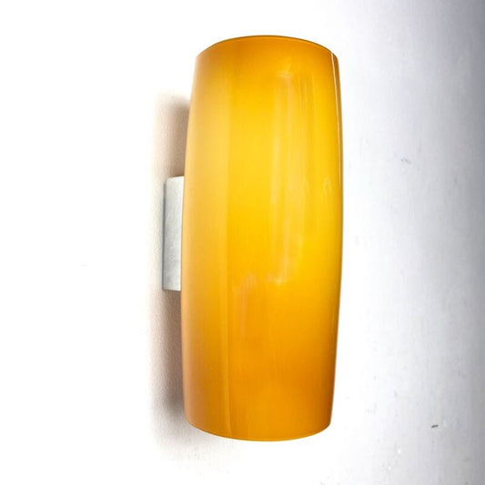 Applique Fabas Luce lampada da parete in vetro e cromo modernariato 2740 Ambra Categoria  Lampade Appliques
