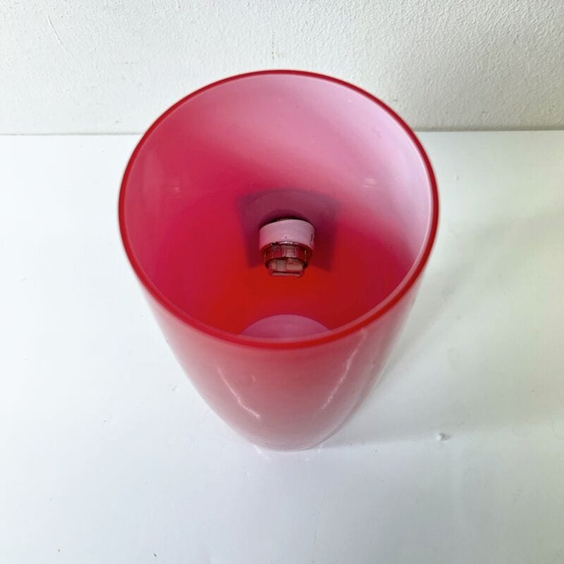 Applique Fabas Luce lampada da parete in vetro e cromo modernariato 2740 Rosso Categoria  Lampade Appliques