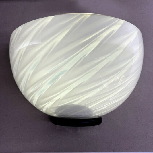 Applique Lampada da parete in vetro di Murano bianco stile modernariato design Categoria  Lampade Appliques