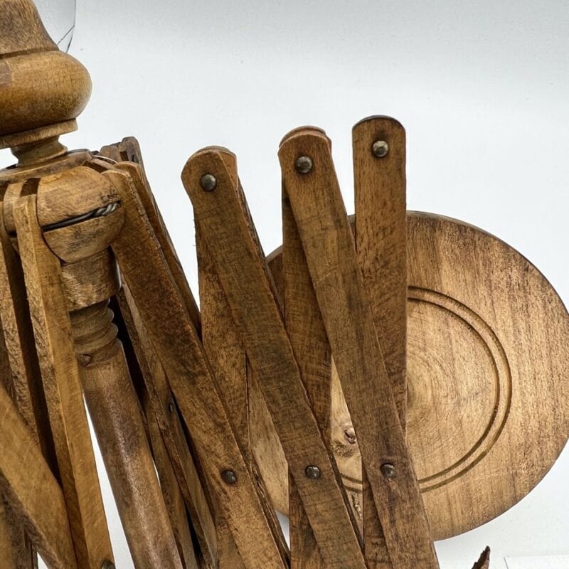 Arcolaio antico in legno filarino da tavolo dipanatoio anni '60 per lana cotone Categoria  Attrezzi e Strumenti
