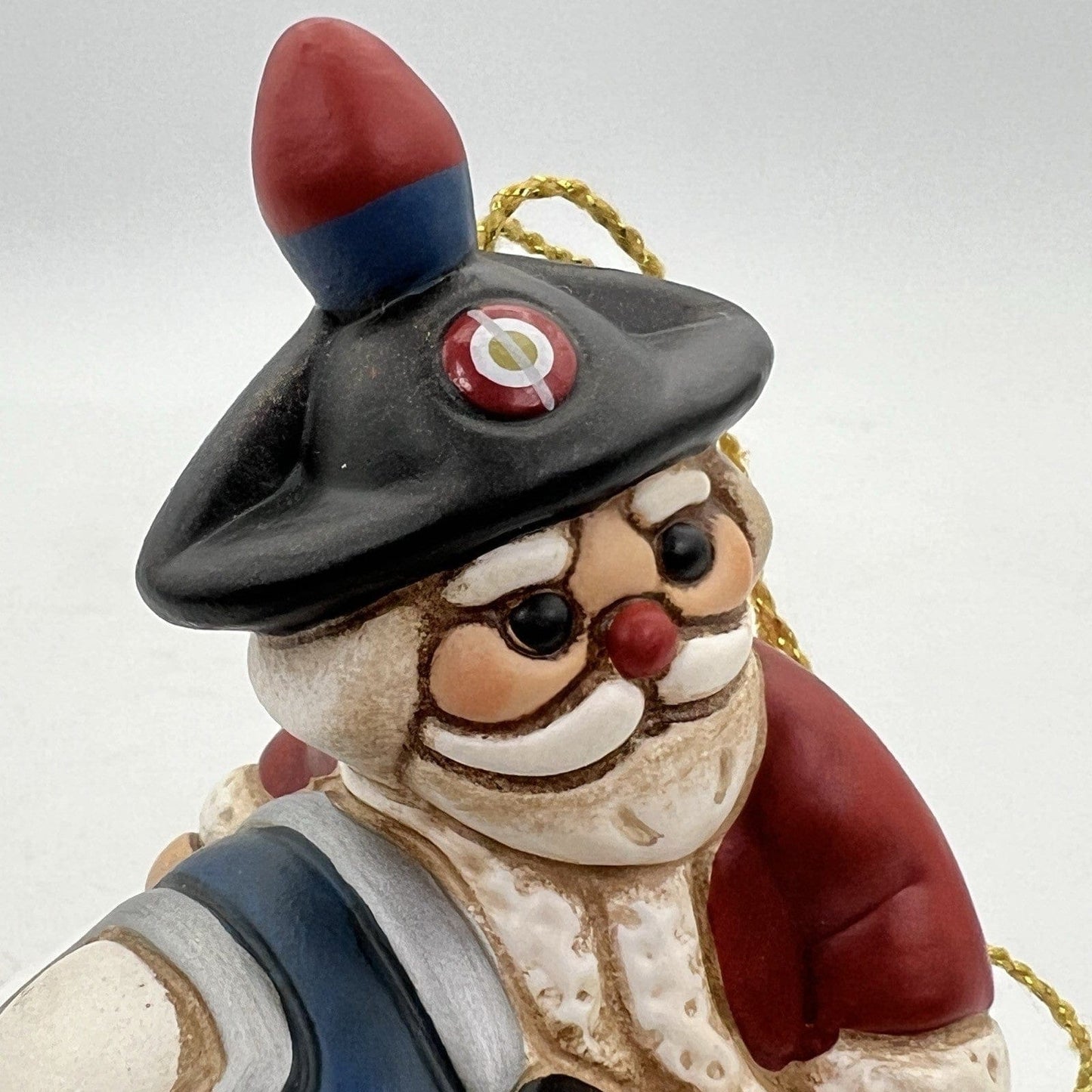 Babbo Natale su MotoSlitta THUN vintage Collezione Carabinieri Esercito Italiano Categoria  Statuine