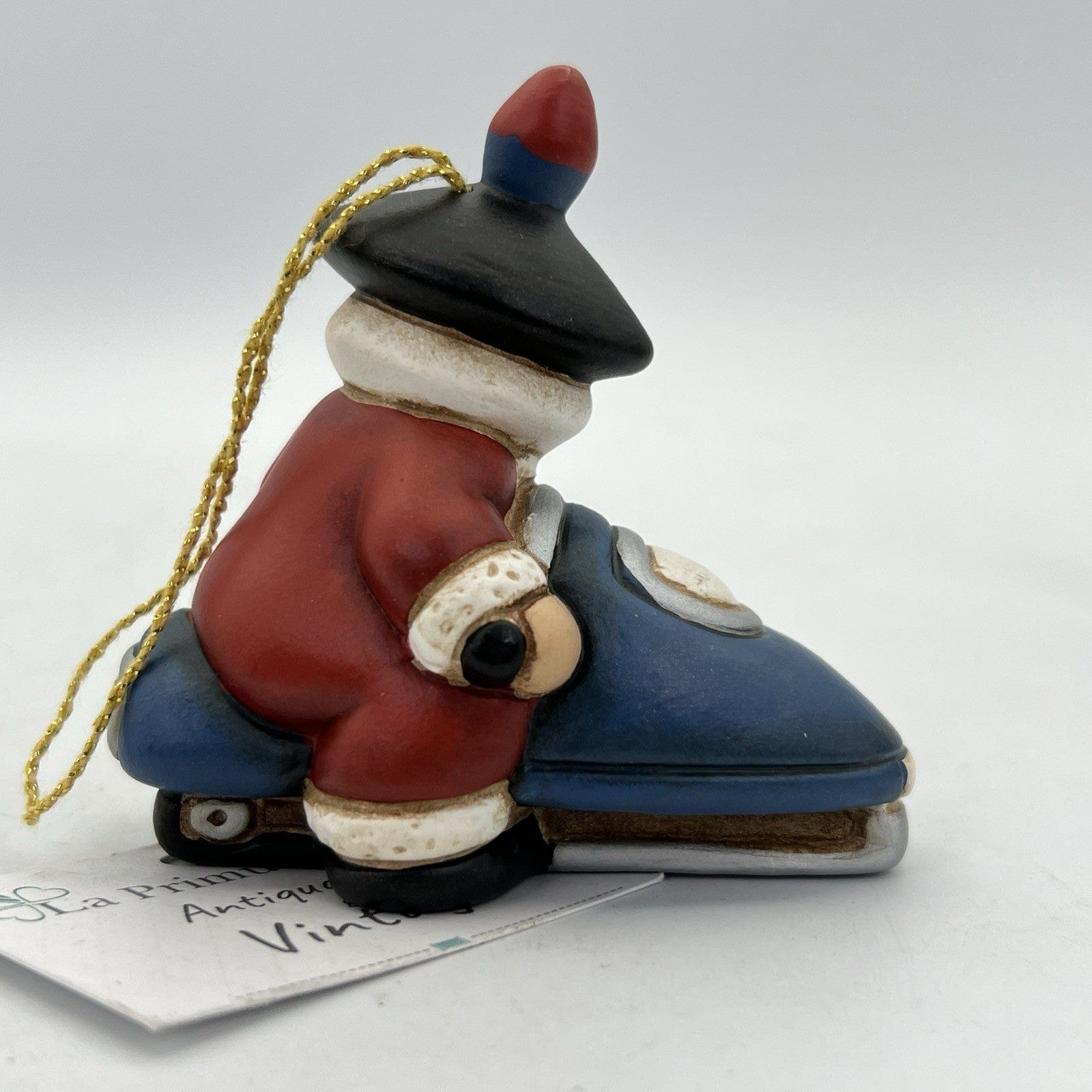 Babbo Natale su MotoSlitta THUN vintage Collezione Carabinieri Esercito Italiano Categoria  Statuine