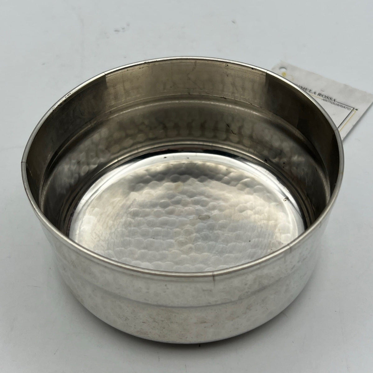 Barattolo Contenitore secchiello in argento silver plated Calegaro Club Rotary Categoria  Sheffield & Argento