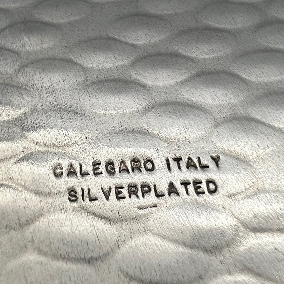 Barattolo Contenitore secchiello in argento silver plated Calegaro Club Rotary Categoria  Sheffield & Argento