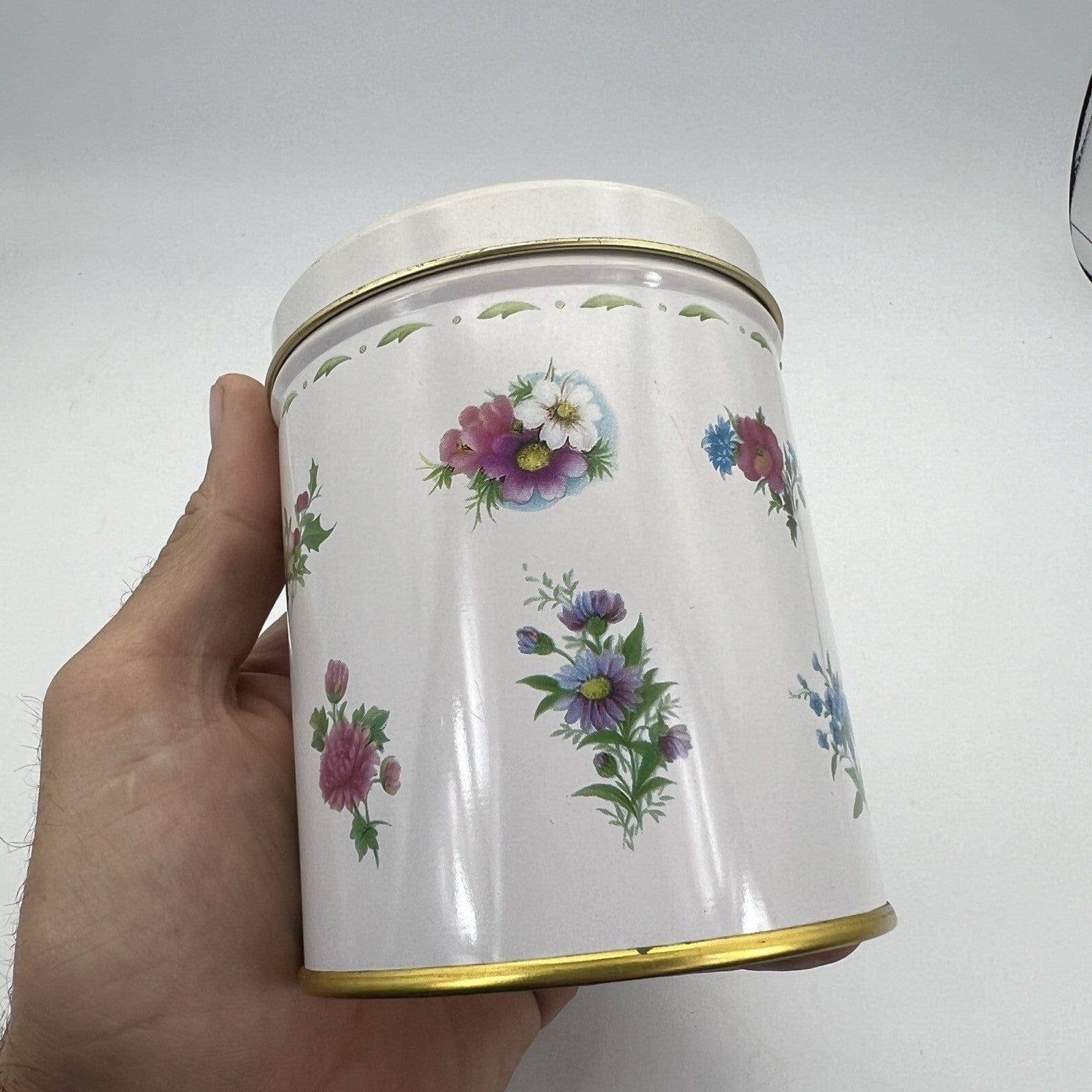 Barattolo Scatola di latta Royal Albert con mesi Flower Of The Month contenitore Categoria  Piatti Vassoio