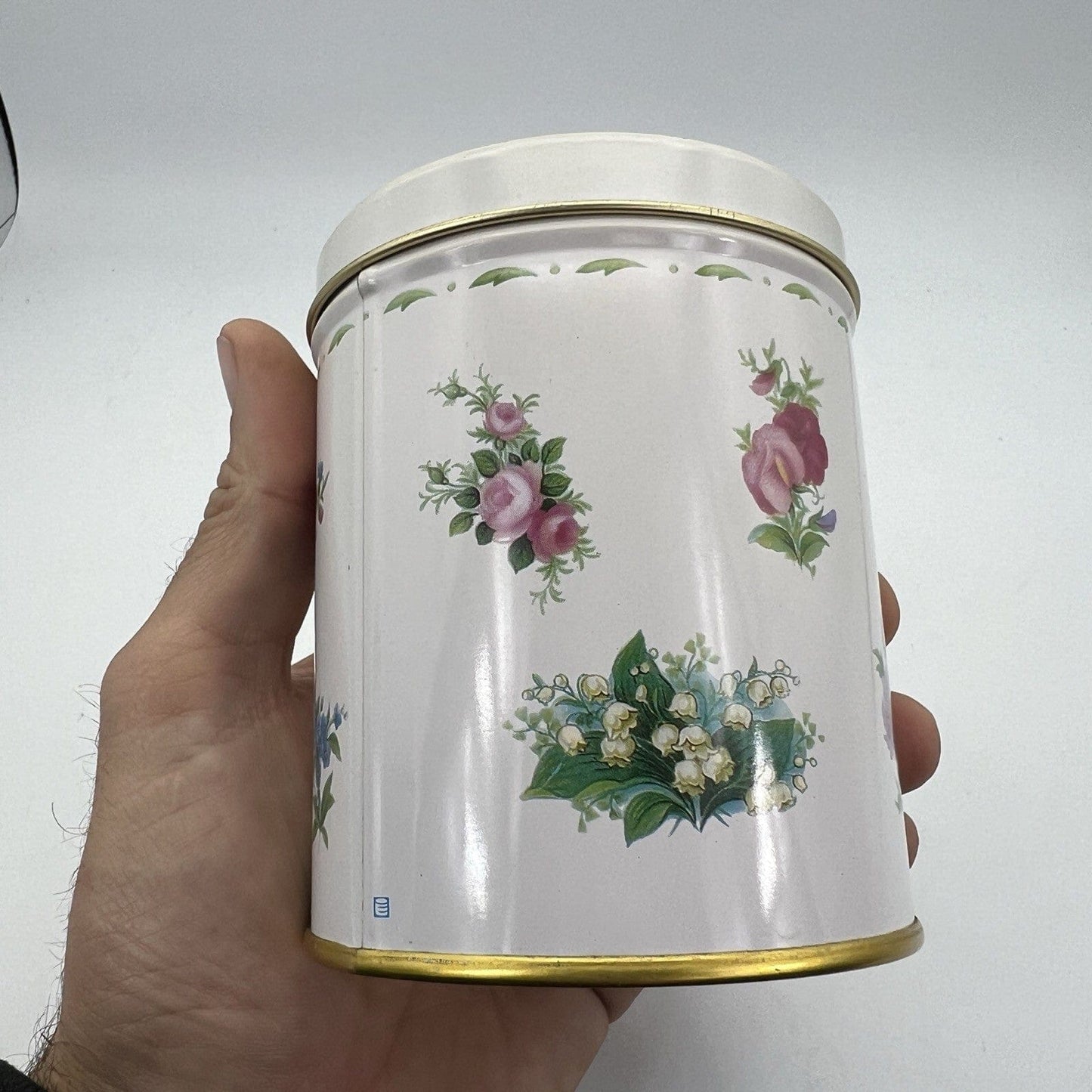 Barattolo Scatola di latta Royal Albert con mesi Flower Of The Month contenitore Categoria  Piatti Vassoio