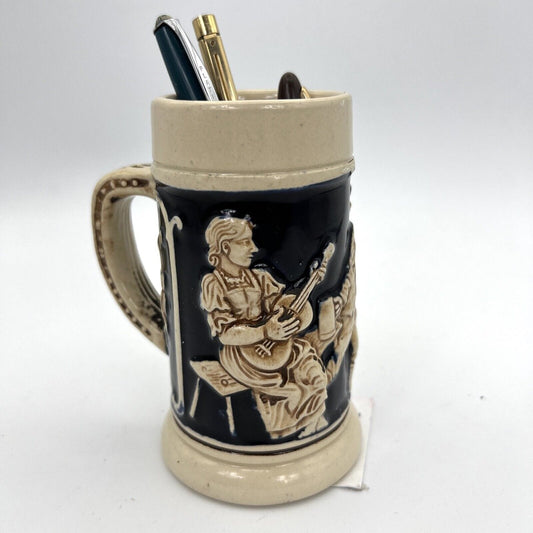 Boccale da birra in ceramica tedesco vintage bicchiere portapenne collezione 900 Categoria  Boccali