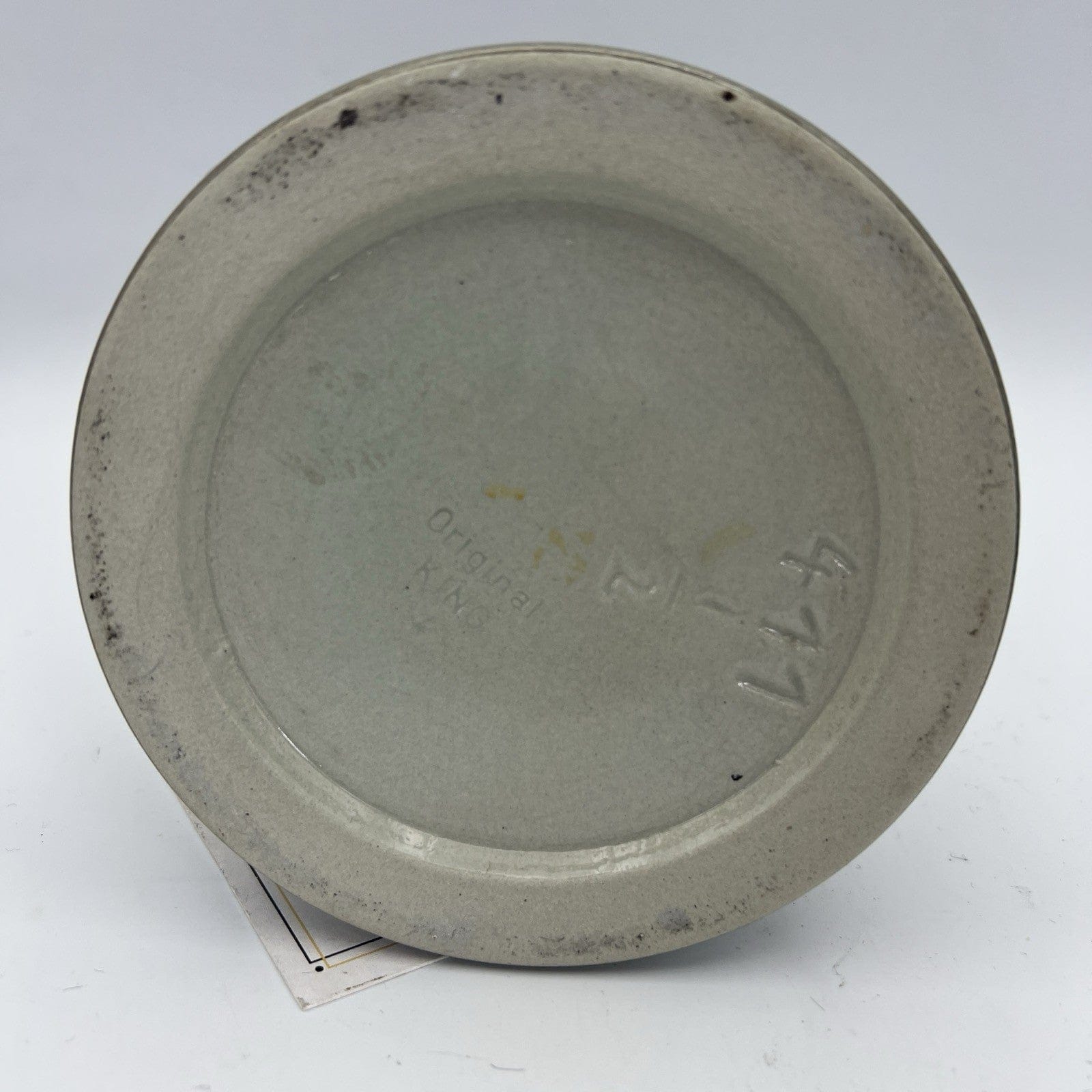 Boccale da birra in ceramica tedesco vintage con coperchio in peltro Dusseldorf Categoria  Boccali