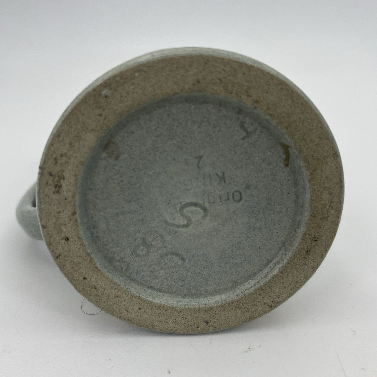 Boccale da birra in ceramica tedesco vintage con coperchio in peltro Munchen per Categoria  Boccali