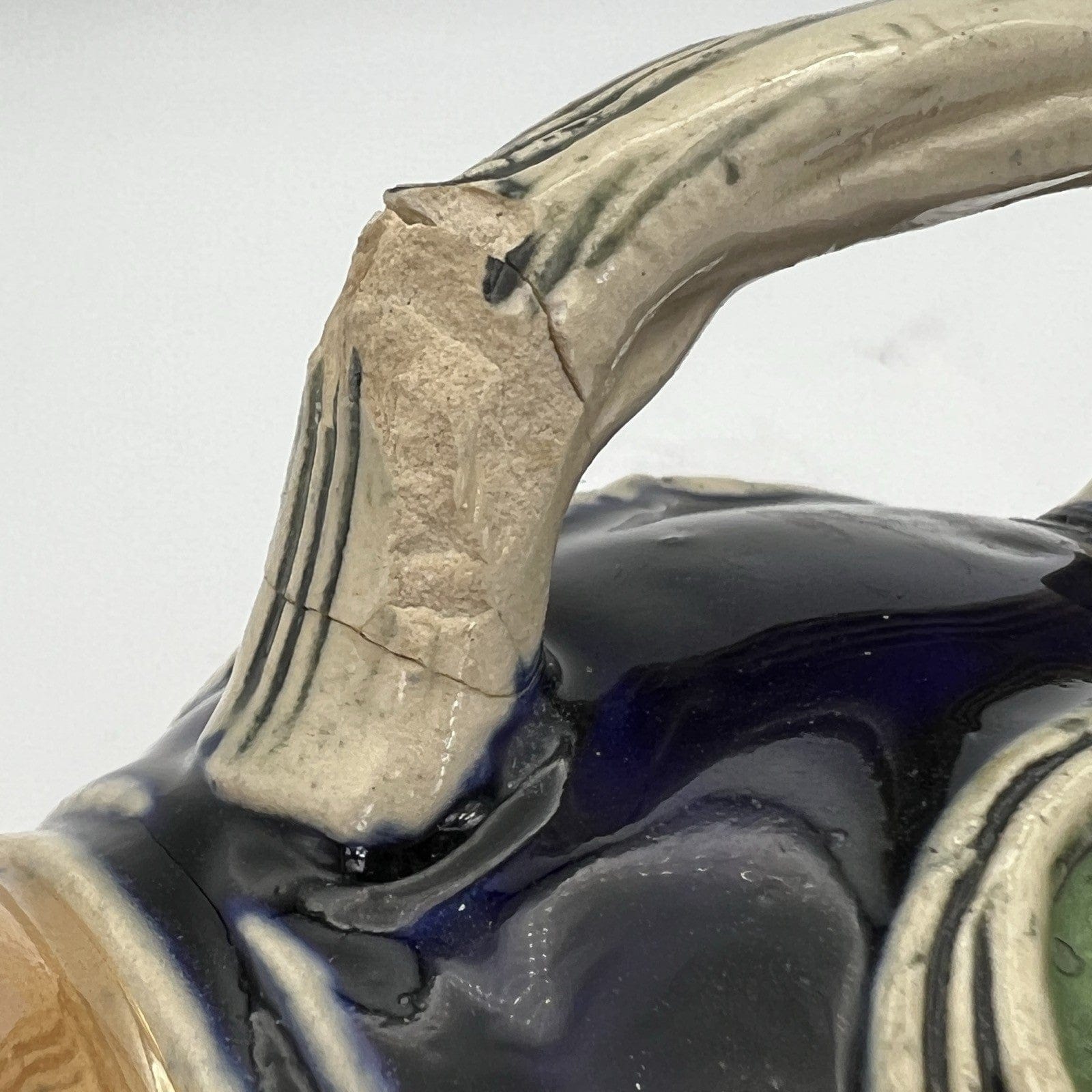 Boccale da birra in ceramica tedesco vintage con coperchio peltro Roccaraso Categoria  Boccali