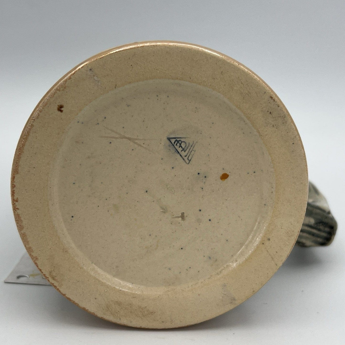 Boccale da birra in ceramica Vienna vintage con coperchio in peltro bicchiere X Categoria  Boccali