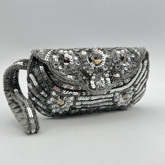 Borsetta pochette Clutch Antica Vintage da sera con paillettes stile Art Deco Categoria  Borse Scialli & Foulard