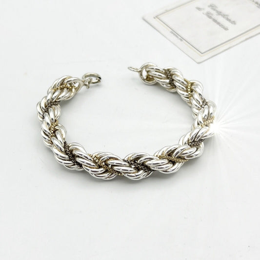 Bracciale da donna in argento 835 braccialetto catena corda vintage a torchon Categoria  Bigiotteria & Accessori