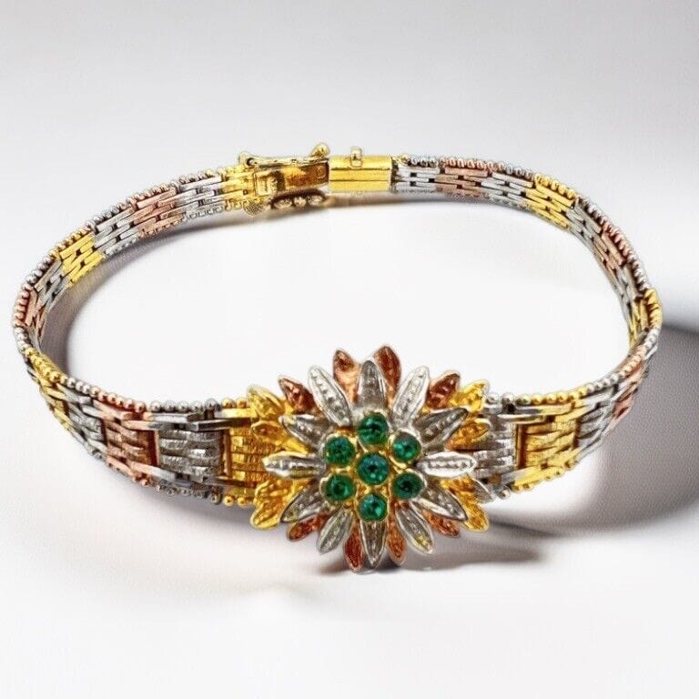 Bracciale da donna in Argento 925 braccialetto a fascia morbida polsiera anni 60 Categoria  Bigiotteria & Accessori
