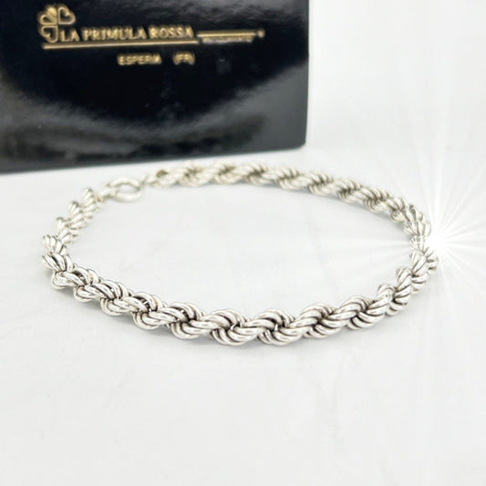 Bracciale da donna in argento 925 braccialetto catena vintage a torchon ann 1953 Categoria  Bigiotteria & Accessori