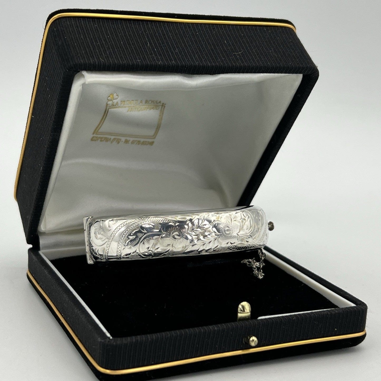Bracciale da donna in Argento 925 braccialetto ridigo a fascia polsiera anni 60 Categoria  Bigiotteria & Accessori