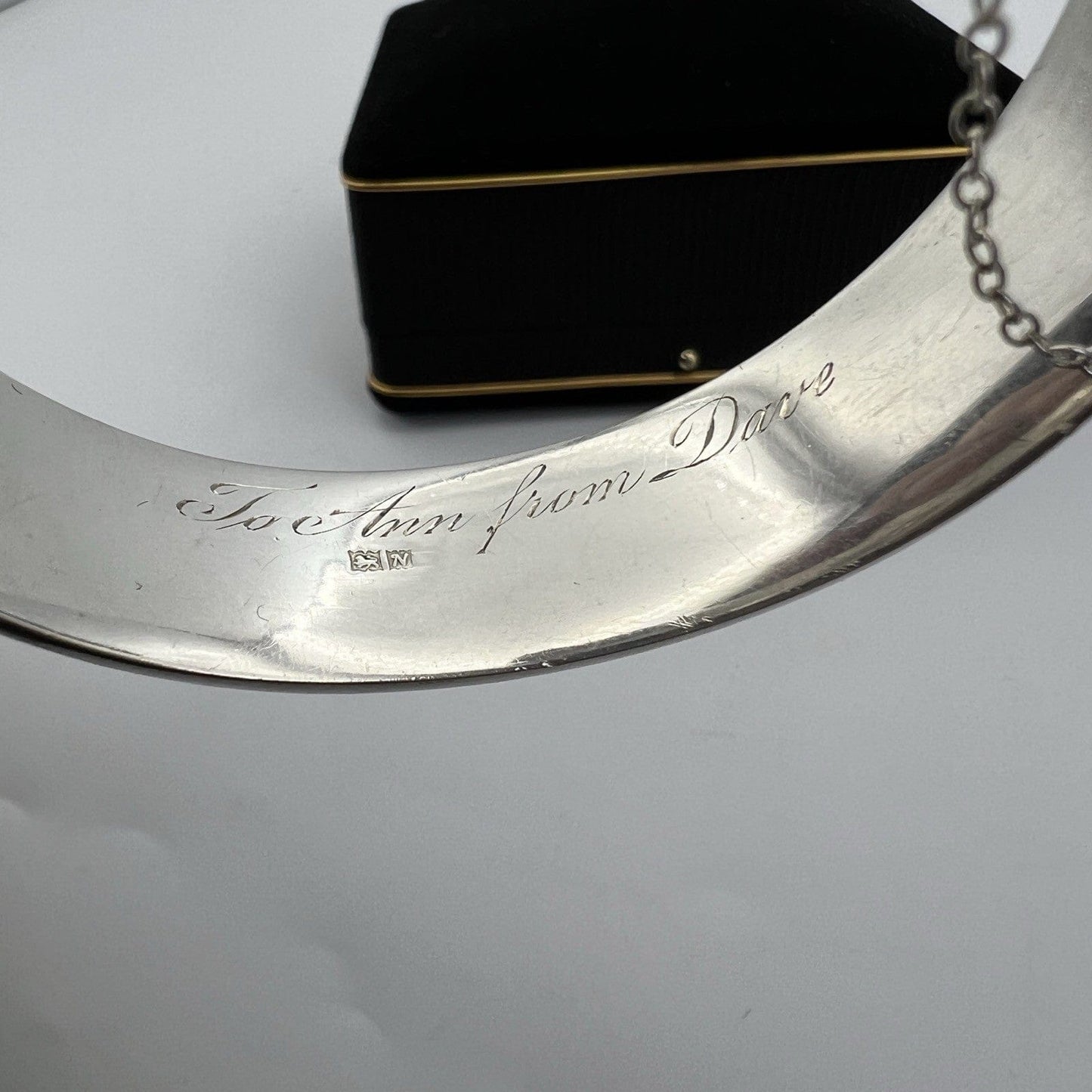 Bracciale da donna in Argento 925 braccialetto ridigo a fascia polsiera anni 60 Categoria  Bigiotteria & Accessori