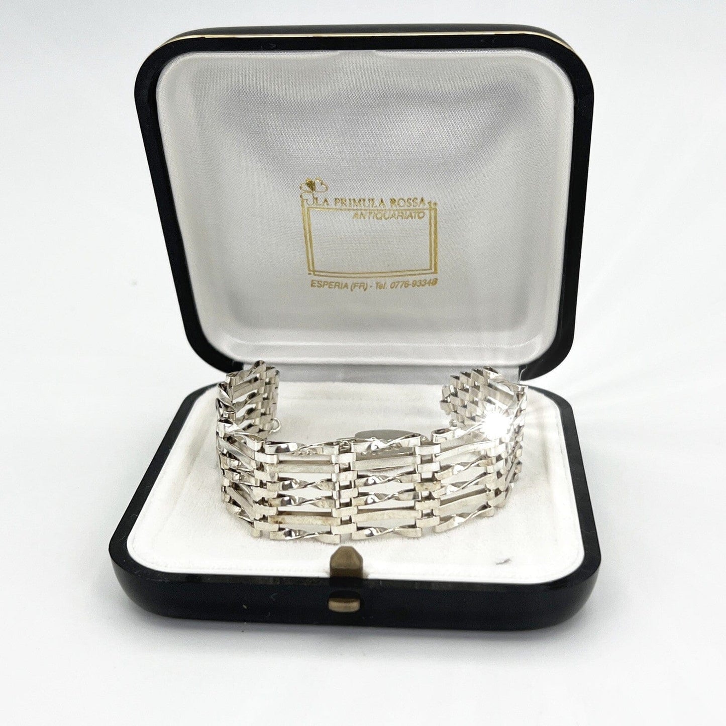 Bracciale da donna in Argento braccialetto fascia morbida anni 70 Cuore Categoria  Bigiotteria & Accessori
