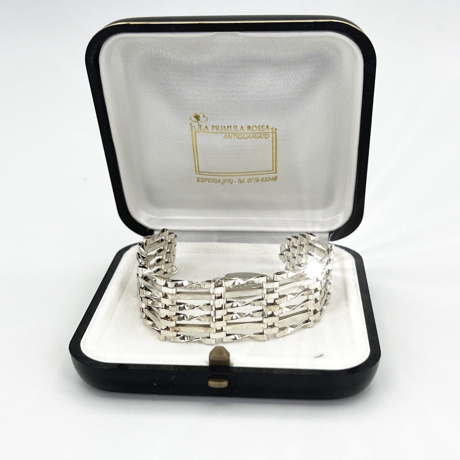 Bracciale da donna in Argento braccialetto fascia morbida anni 70 Cuore Categoria  Bigiotteria & Accessori