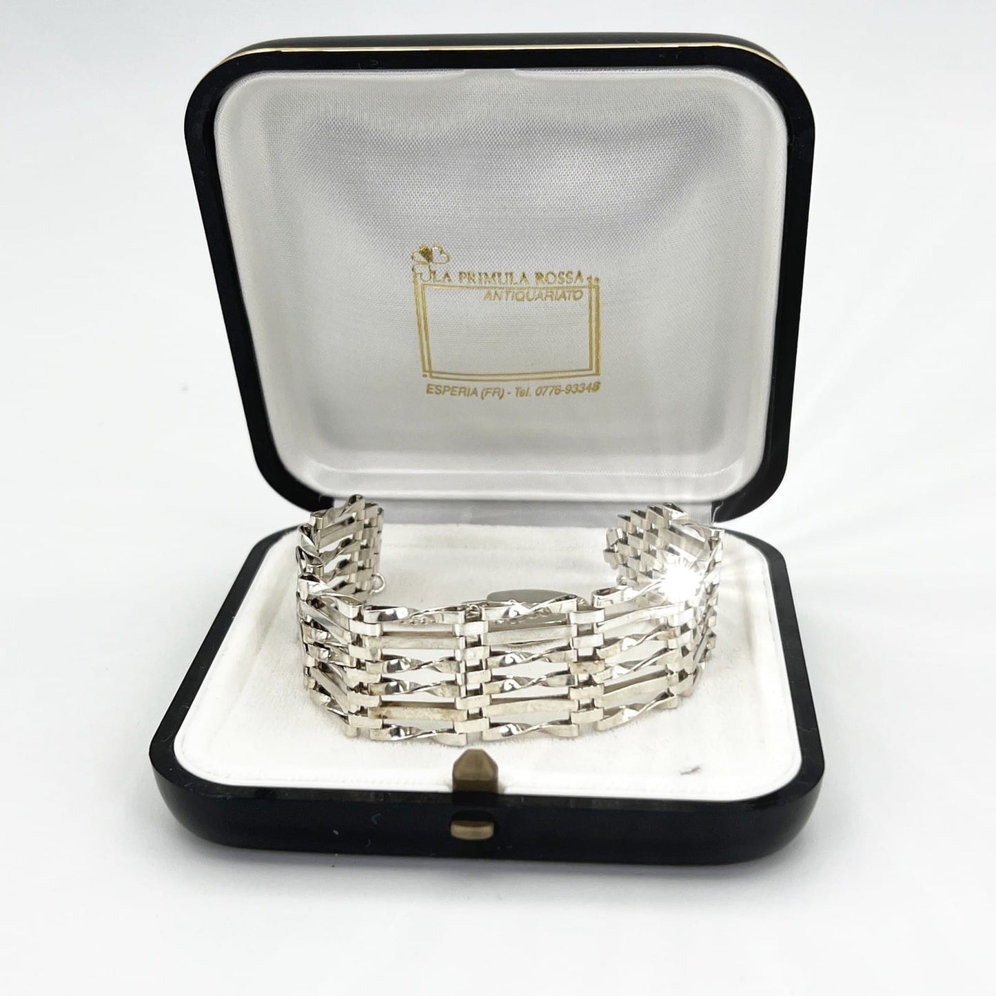 Bracciale da donna in Argento braccialetto fascia morbida anni 70 Cuore Categoria  Bigiotteria & Accessori