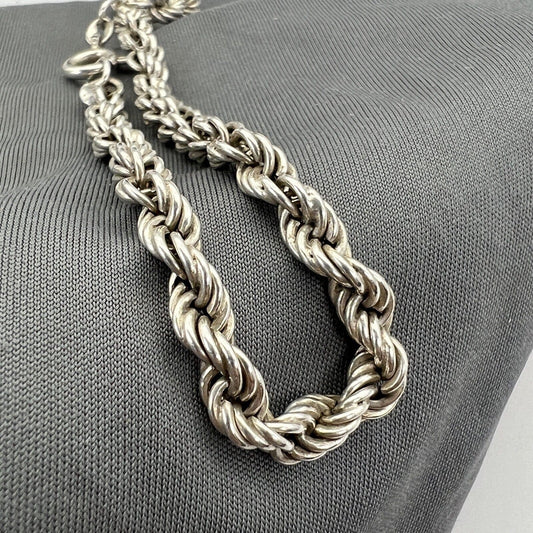 Bracciale da donna in argento lucido 925 braccialetto catena vintage a torchon Categoria  Bigiotteria & Accessori