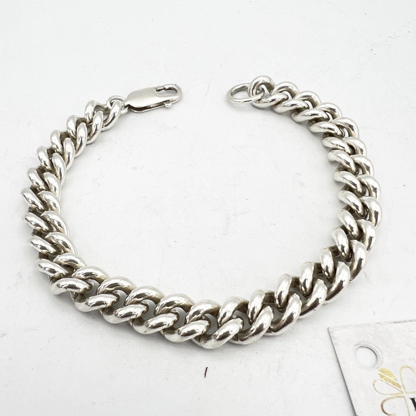 Bracciale da donna in argento massiccio sterling 925 braccialetto catena vintage Categoria  Bigiotteria & Accessori