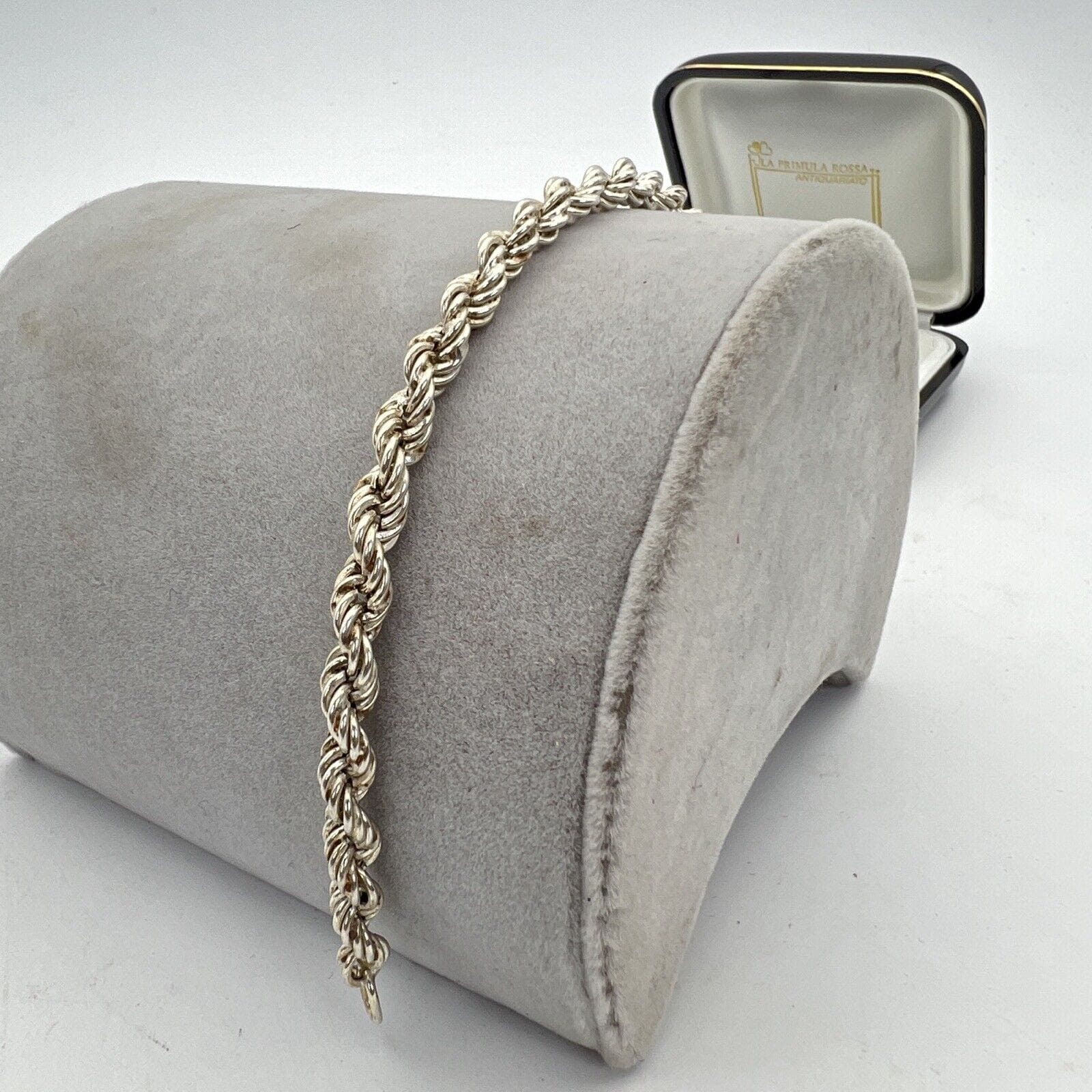 Bracciale Rigido Donna In Argento Sterling 925 Con Piuma Invecchiata - Aperto E Regolabile