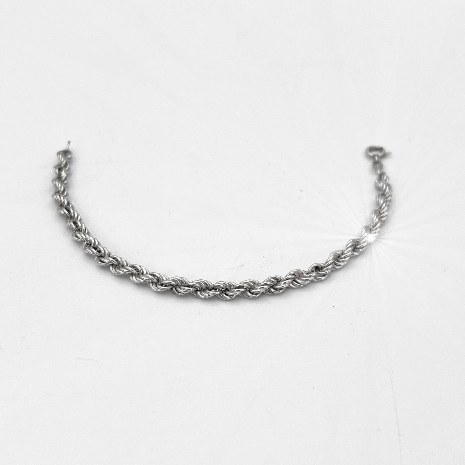 Bracciale da donna in argento sterling 925 braccialetto catena vintage a torchon Categoria  Bigiotteria & Accessori