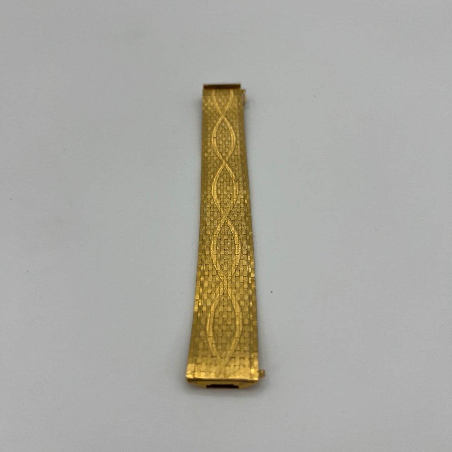 Bracciale da donna in Oro 18 kt Placcato braccialetto fascia semi rigido anni 50 Categoria  Bigiotteria & Accessori