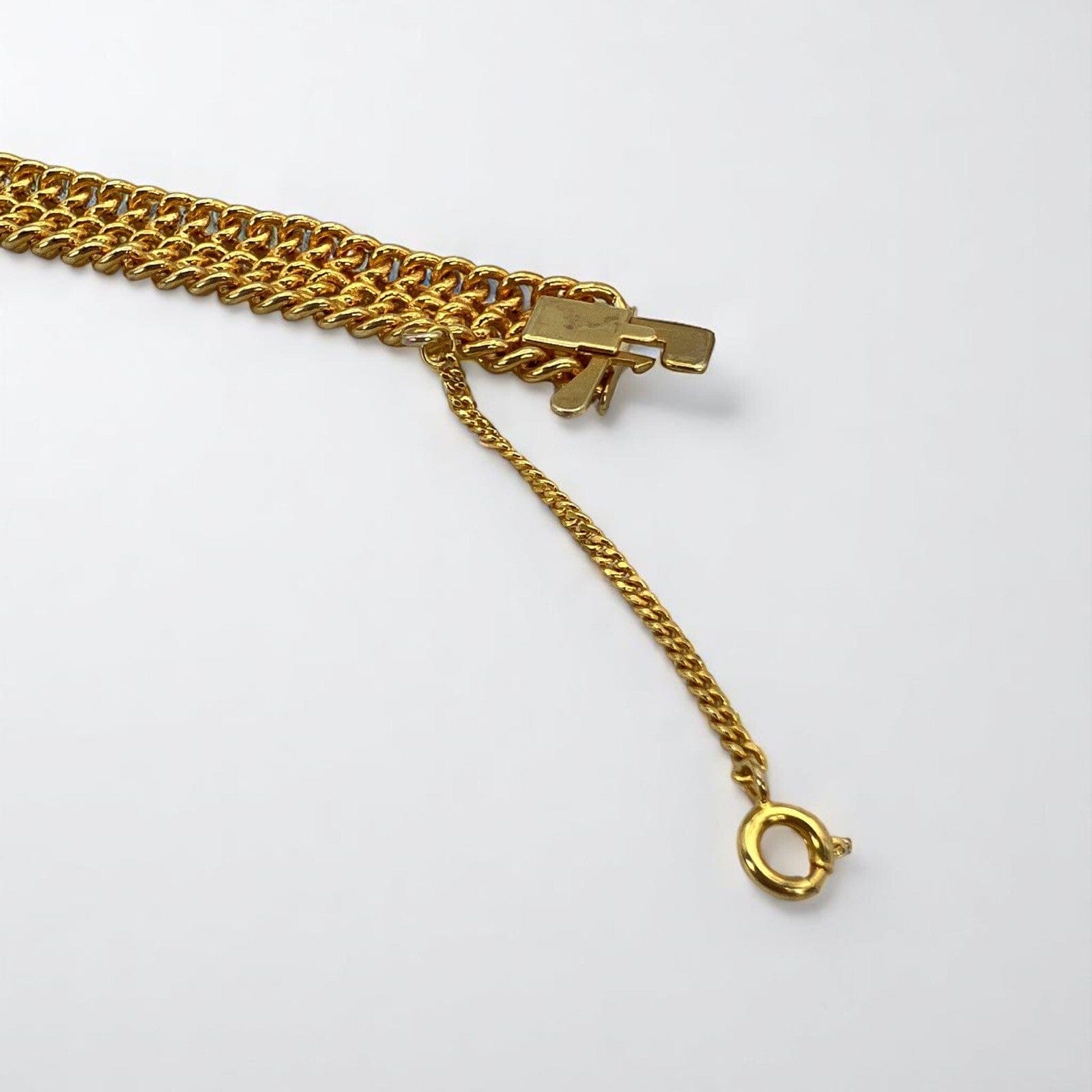 Bracciale da donna in Oro Giallo Placcato braccialetto fascia morbida Vintage Categoria  Bigiotteria & Accessori