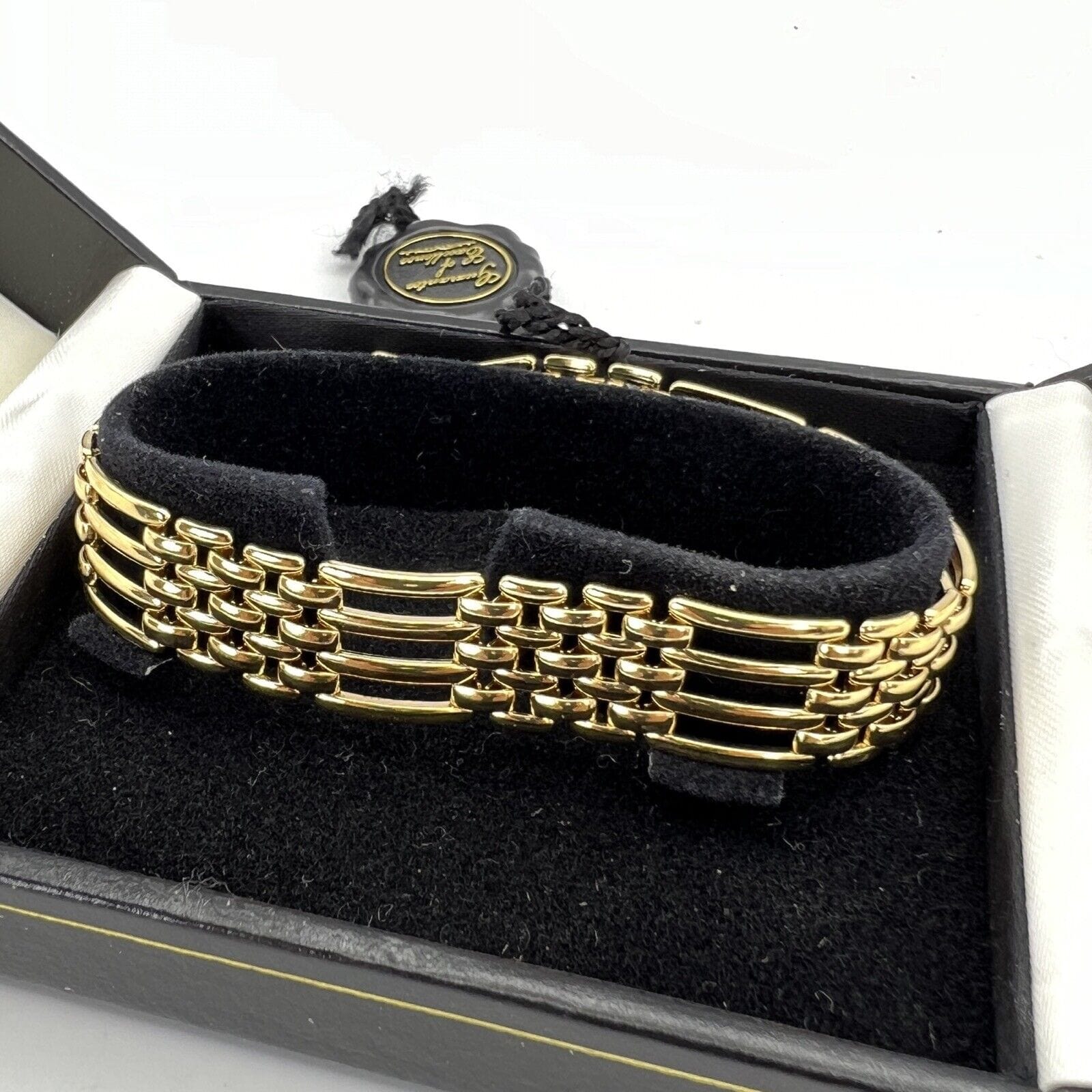 Bracciale da donna in Oro Placcato 18 KT braccialetto fascia morbida Vintage Categoria  Bigiotteria & Accessori