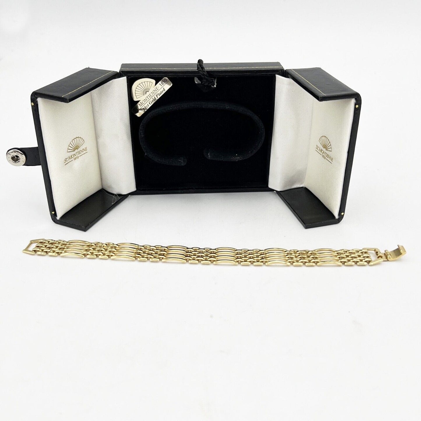 Bracciale da donna in Oro Placcato 18 KT braccialetto fascia morbida Vintage Categoria  Bigiotteria & Accessori