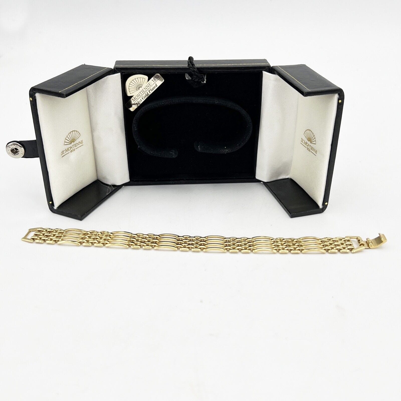 Bracciale da donna in Oro Placcato 18 KT braccialetto fascia morbida Vintage Categoria  Bigiotteria & Accessori