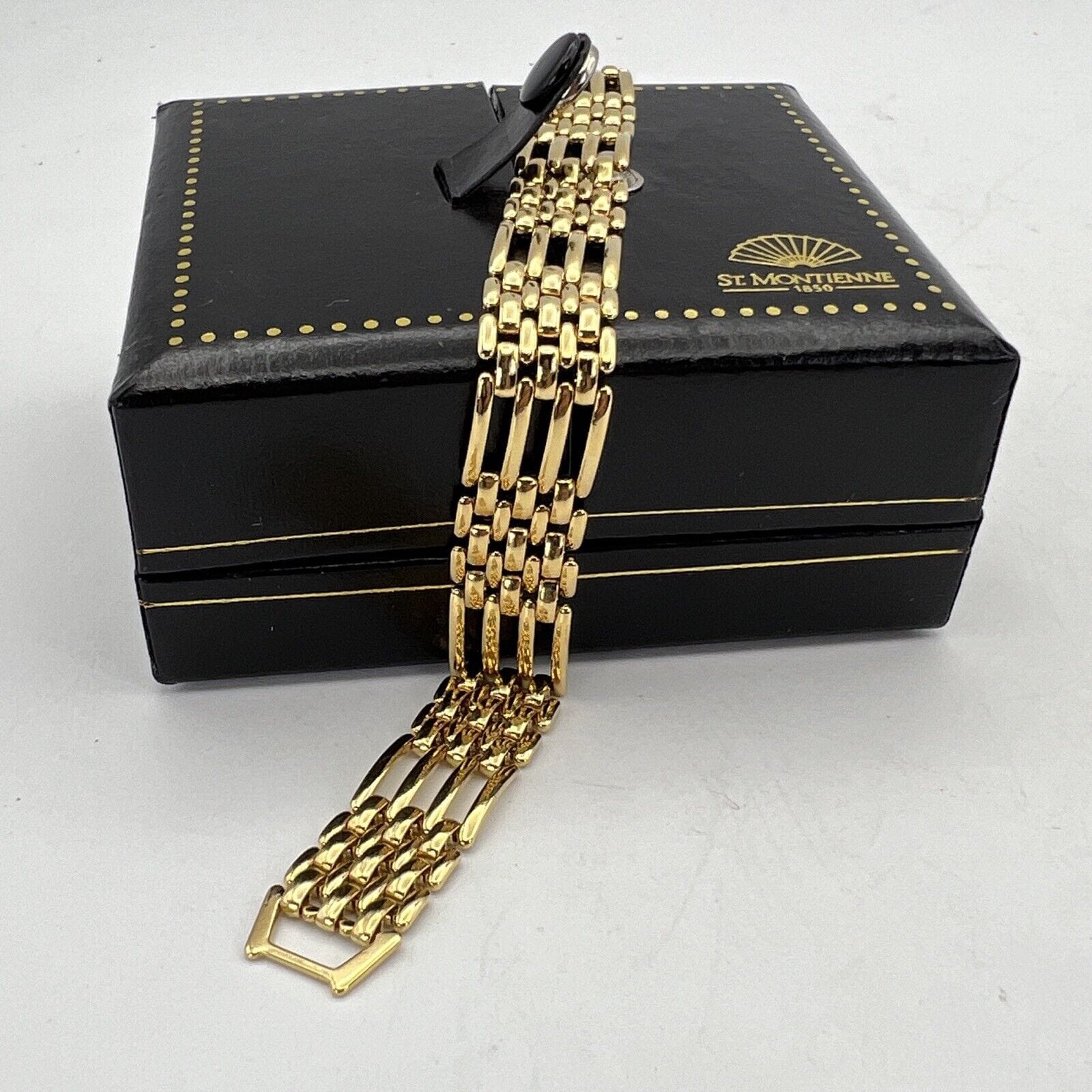 Bracciale da donna in Oro Placcato 18 KT braccialetto fascia morbida Vintage Categoria  Bigiotteria & Accessori