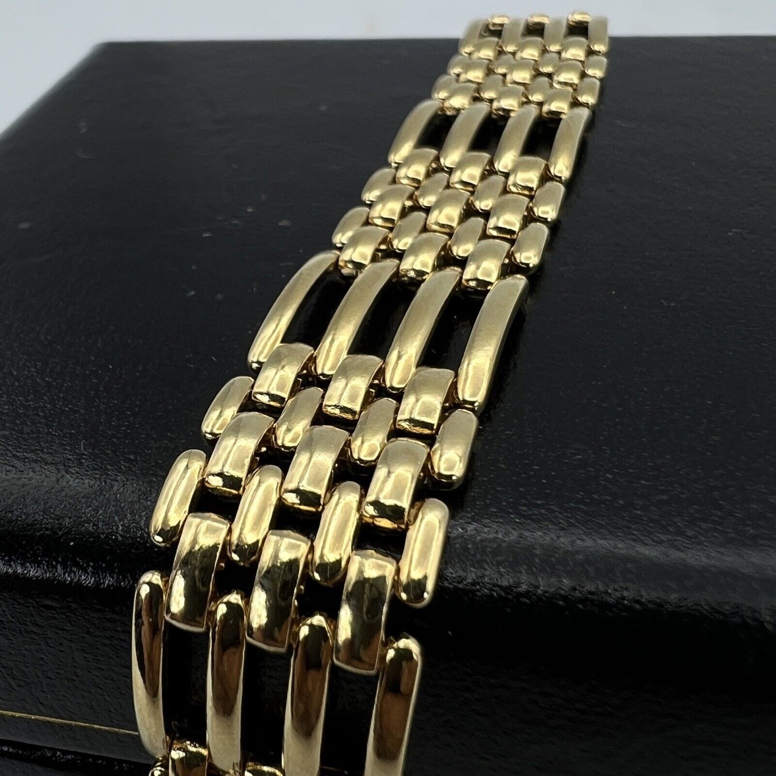 Bracciale da donna in Oro Placcato 18 KT braccialetto fascia morbida Vintage Categoria  Bigiotteria & Accessori