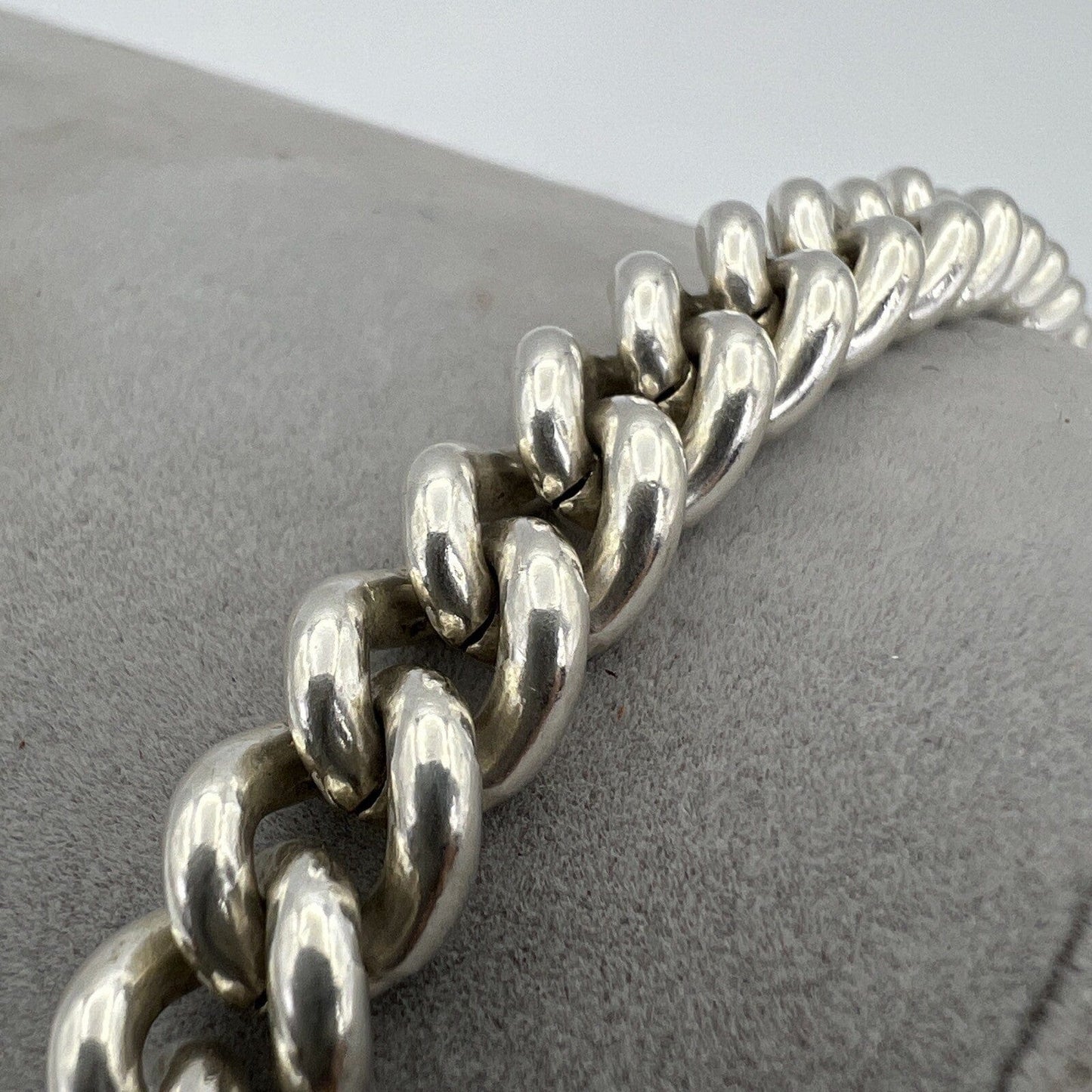 Bracciale da Uomo Donna in argento sterling 925 braccialetto catena anni 60 Categoria  Bigiotteria & Accessori