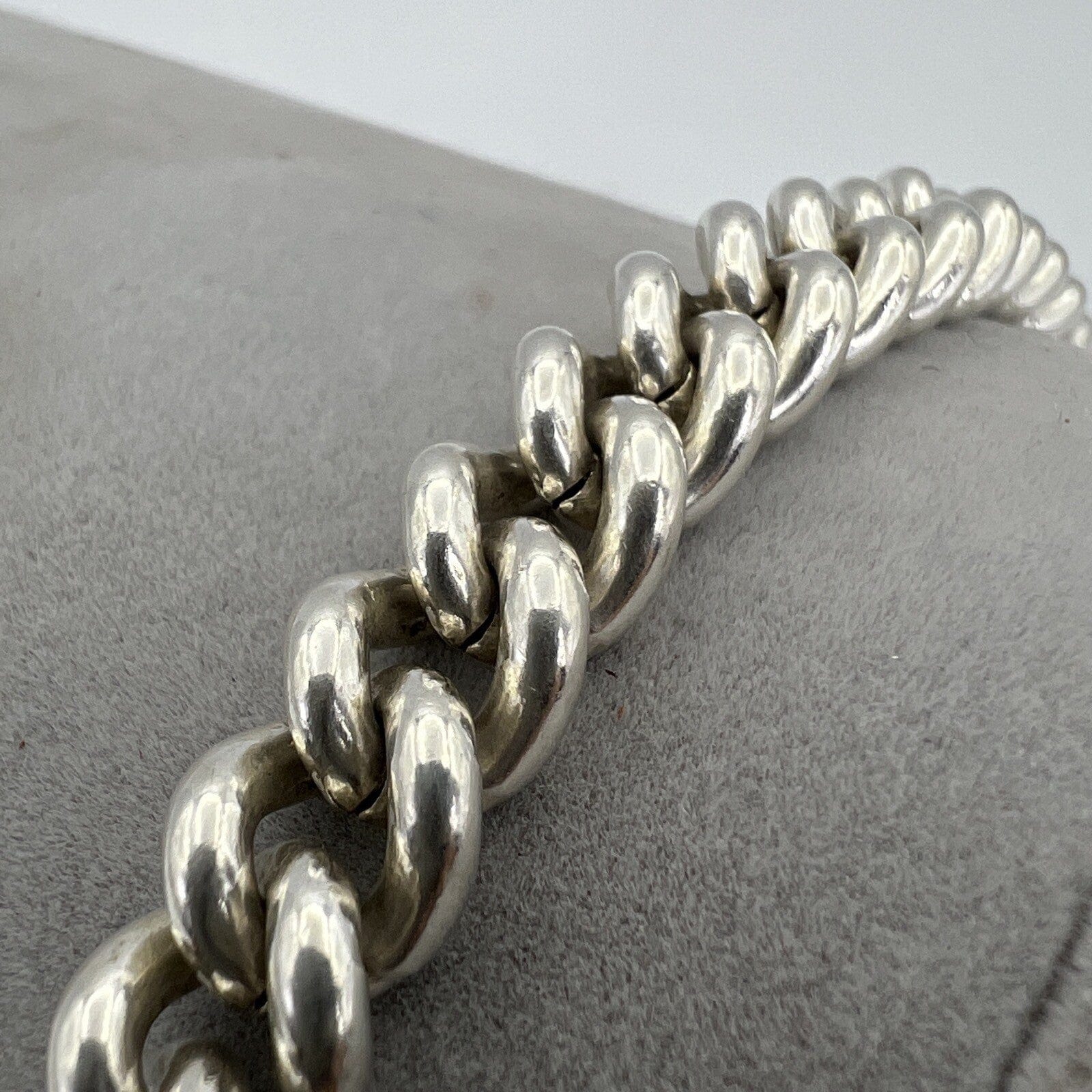 Bracciale da Uomo Donna in argento sterling 925 braccialetto catena anni 60 Categoria  Bigiotteria & Accessori
