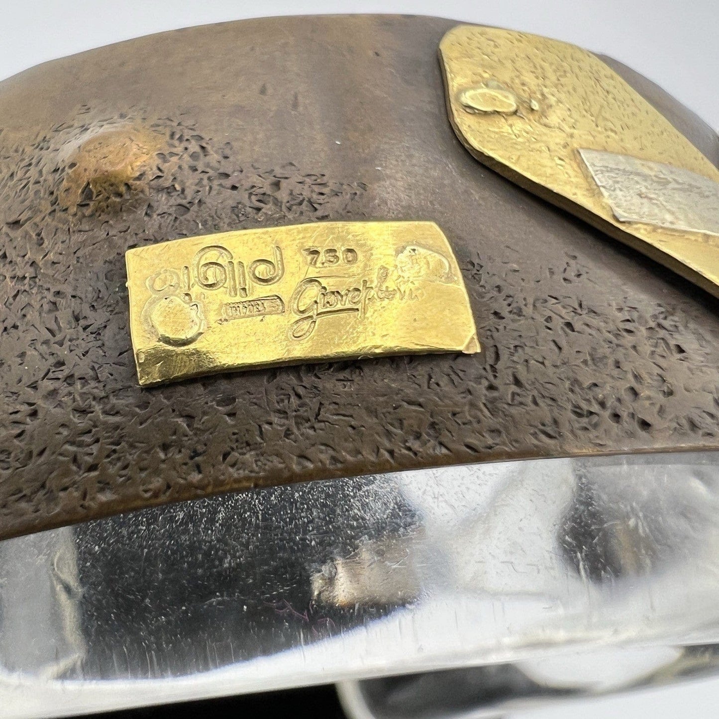 Bracciale in Oro 750 18 kt da Donna braccialetto a fascia polsiera Pilgio usato Categoria  Bigiotteria & Accessori