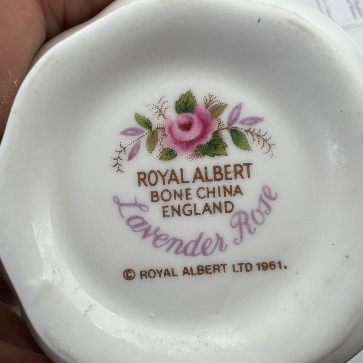 Bricco Bricchetto per latte Lattiera  Royal Albert Lavender Rose 1961 Porcellana Categoria  Brocche