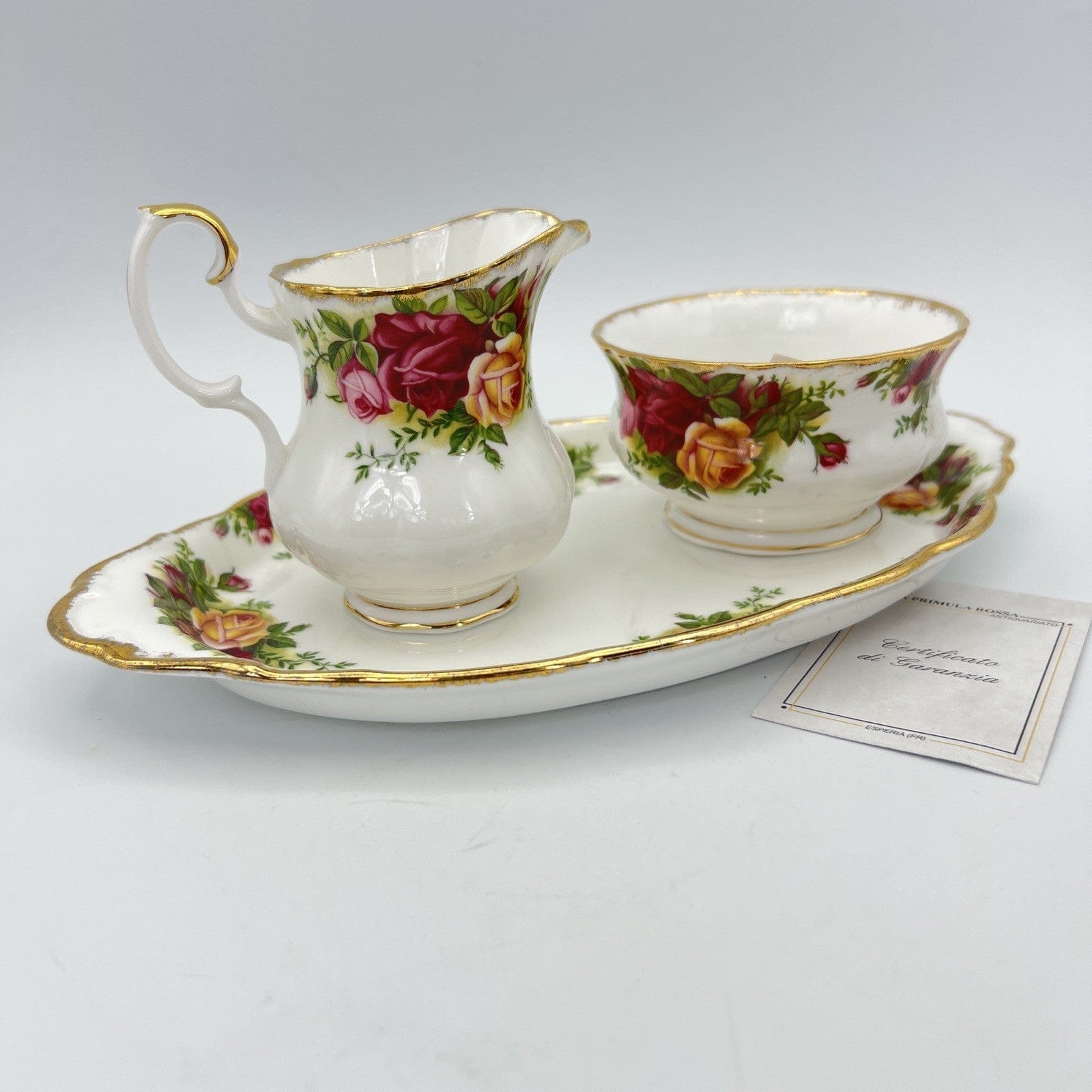 Bricco Latte in porcellana Royal Albert Old Country Roses Lattiera servizio the Categoria  Servizio tazze - Tazze