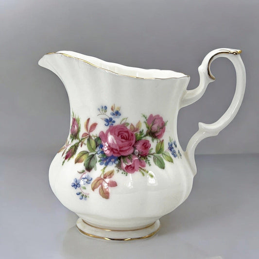 Bricco per latte Lattiera in porcellana Royal Albert Moss Rose 1956 Inglese Categoria  Servizio tazze - Tazze