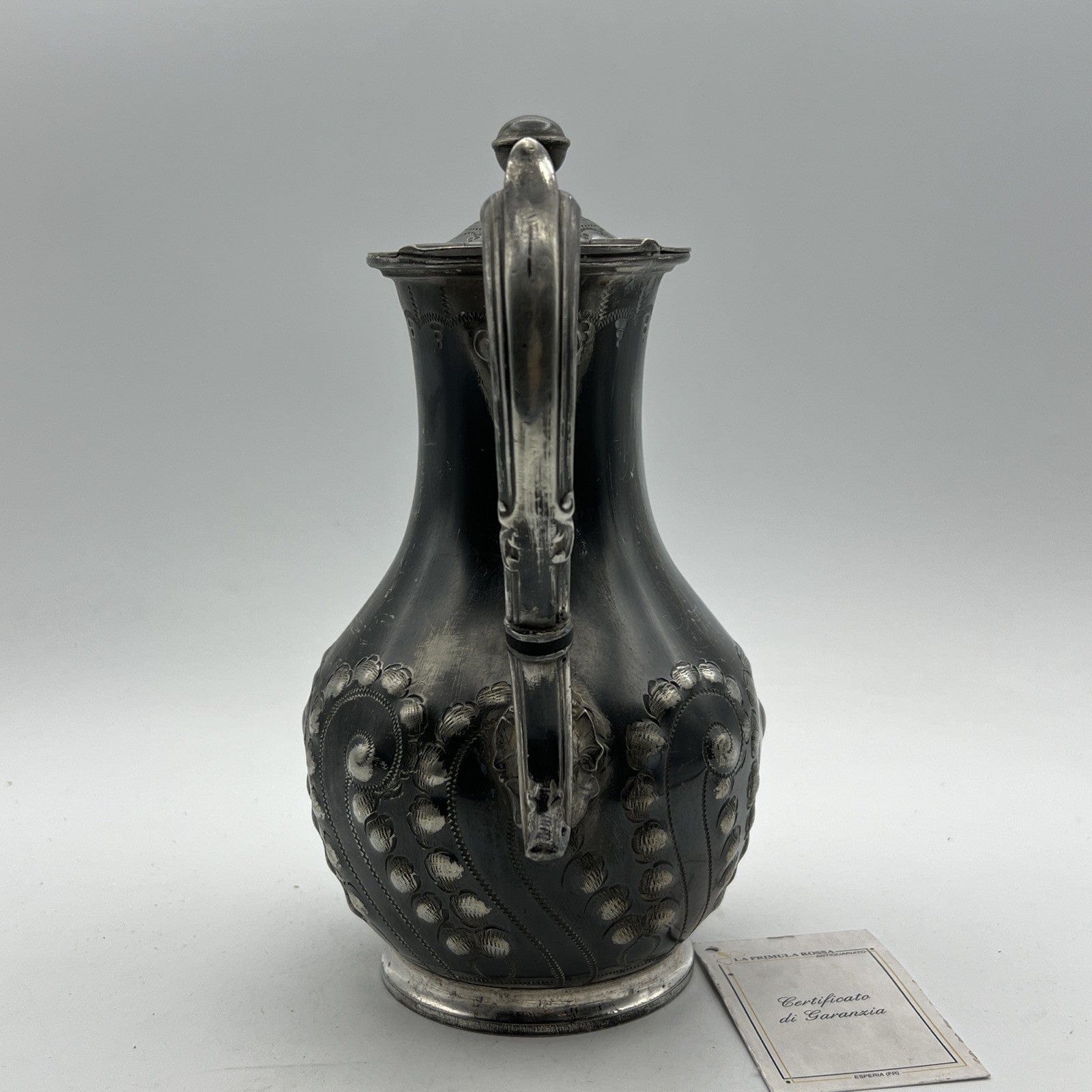 Brocca caraffa antica in argento sheffield silver plated Versatoio d'epoca 800 Categoria  Brocche
